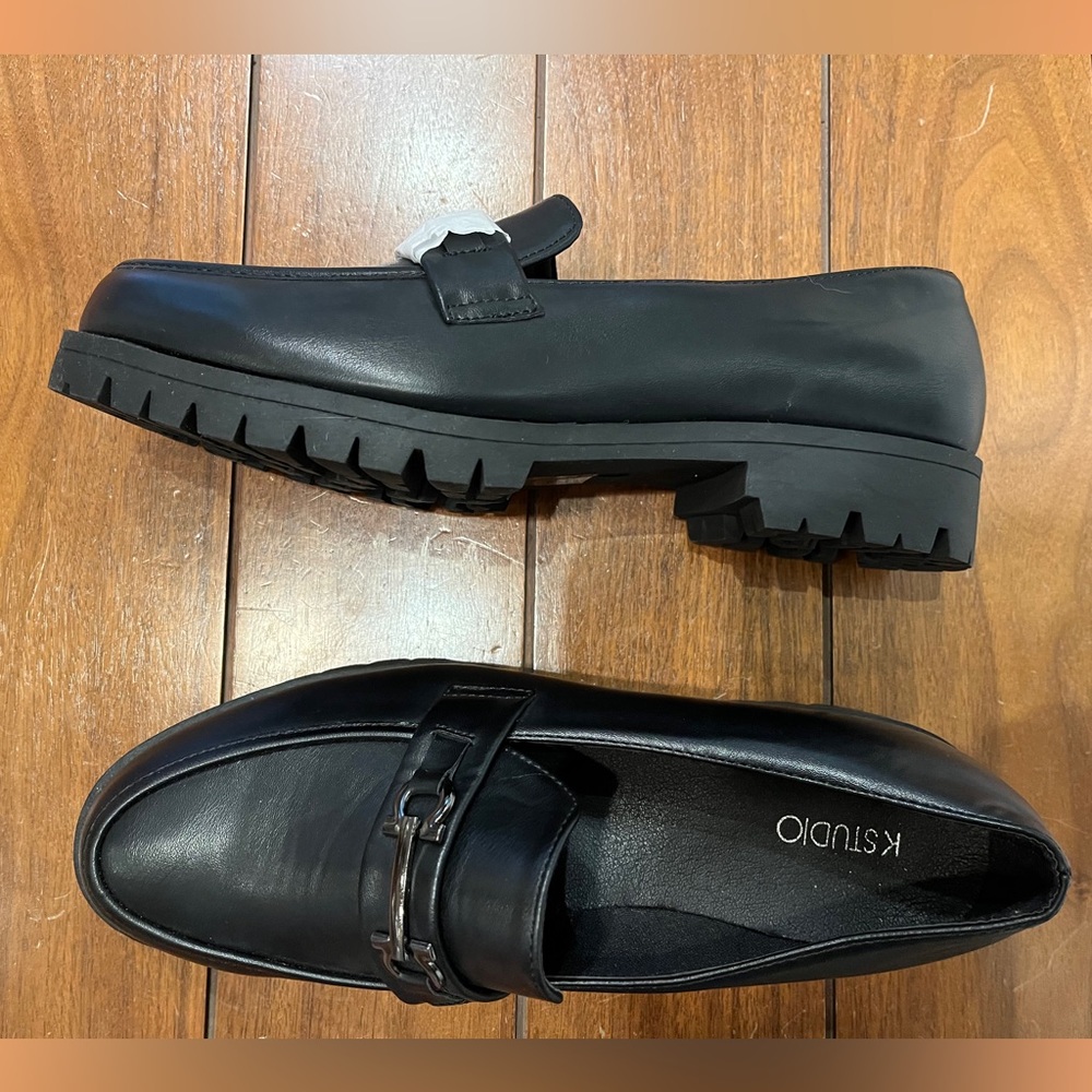 Black K Studio Loafers (New without box)